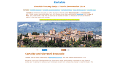 Desktop Screenshot of certaldo-info.com